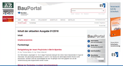 Desktop Screenshot of bauportal-digital.de